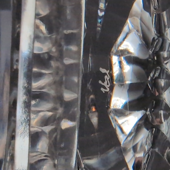 Vintage Val Saint Lambert Imperial Pattern Crystal Candle Holder. - Picture 7 of 9